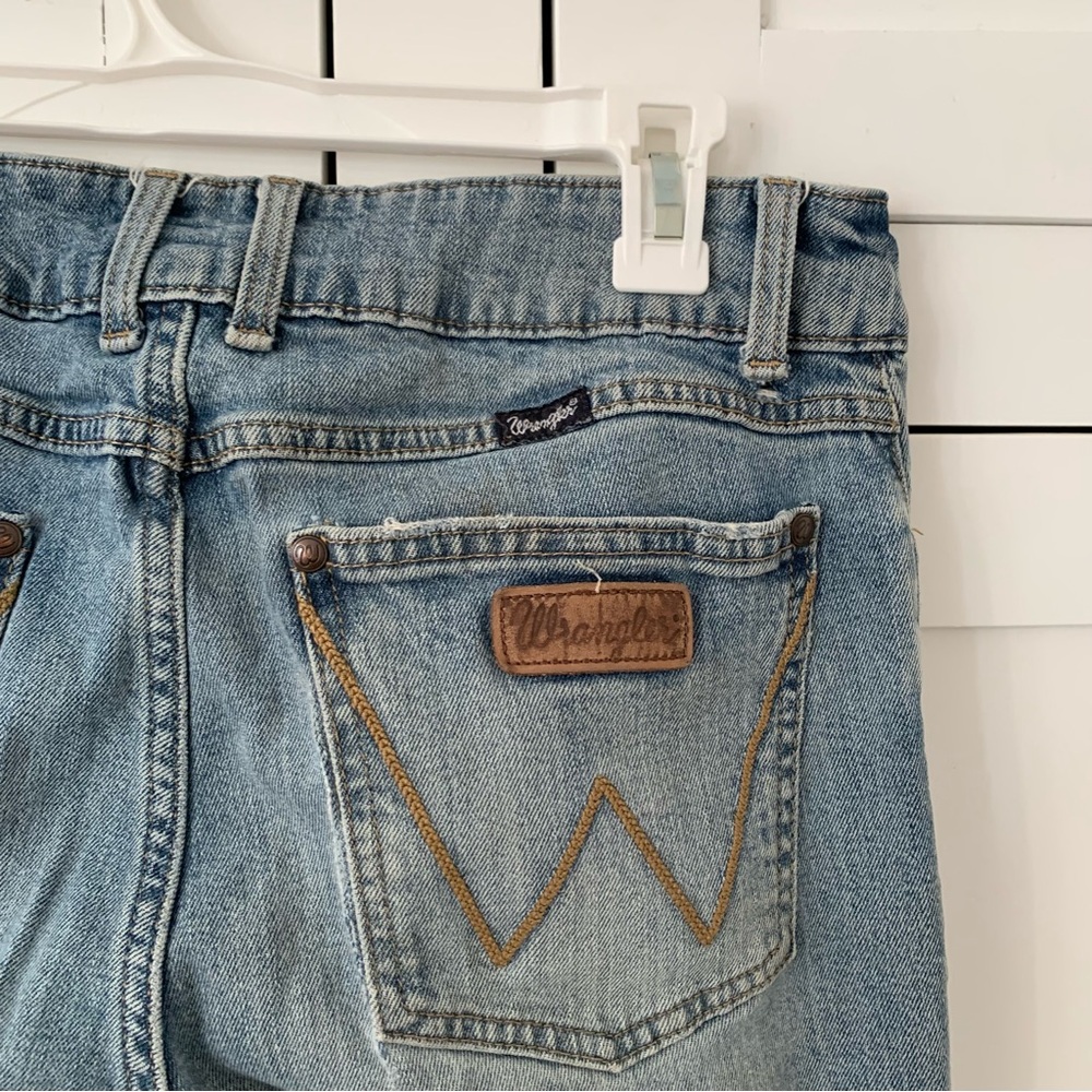 Wrangler Low Rise Bootcut Jeans Size 11x36 - Picture 7 of 12